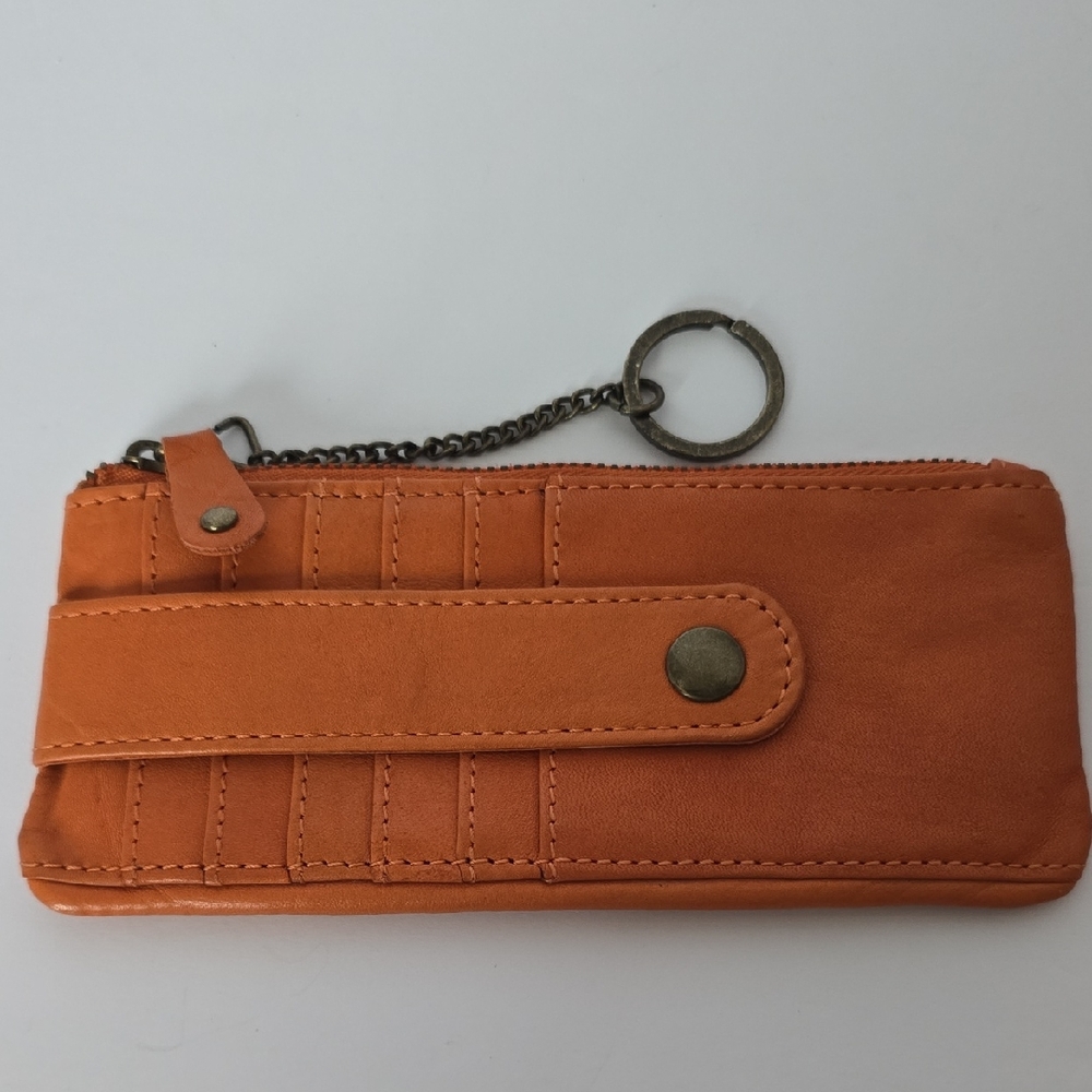 Source Unknown Orange Wallet With Chain - image 1